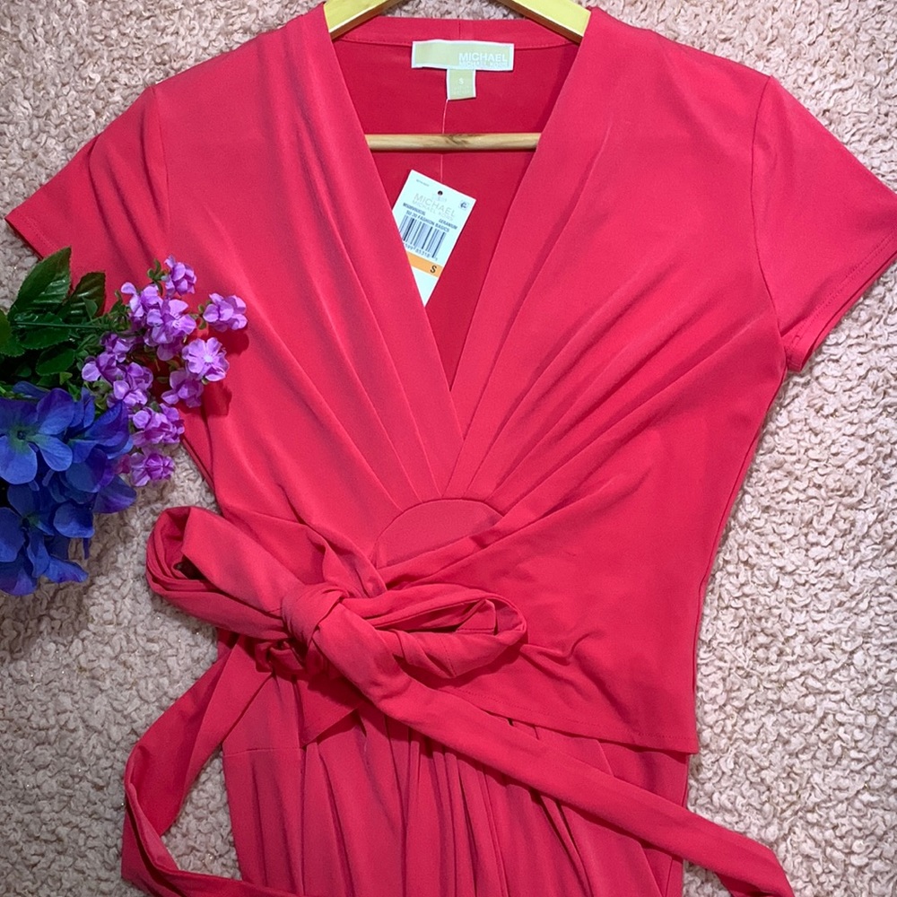 NWT MK long Wraparound dress